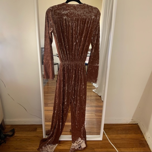 Hot as hell HAH velvet jumpsuit size S BD - Picture 9 of 11
